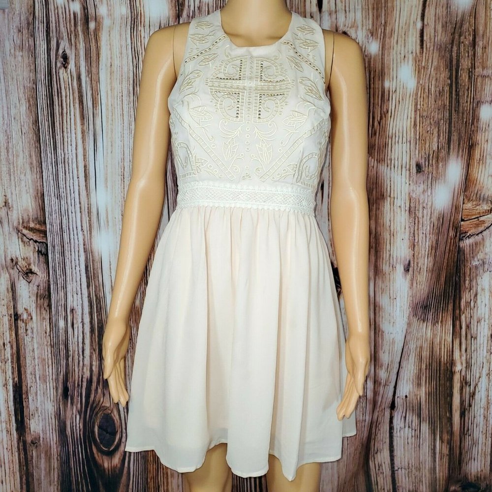 Soiéblu NWOT Pink Champagne Sleeveless Dress S